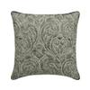 The HomeCentric Decorative Grey Pack of 2, 16"x16" (40x40 cm) Throw Pillow Covers, Jacquard Quilted & Damask Throw Pillows for Sofa, Damask Victorian & Modern Style - Gryselda view 1