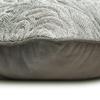 The HomeCentric Decorative Grey Pack of 2, 16"x16" (40x40 cm) Throw Pillow Covers, Jacquard Quilted & Damask Throw Pillows for Sofa, Damask Victorian & Modern Style - Gryselda view 2