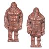 SUNYIK Sesame Red Carved Gorillas Statue Figurine, Natural Stone Ape Statue for Home Office Decor Reiki Healing Meditation view 4