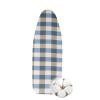 Ironing Board Cover 100% Cotton, Ironing Board Covers Universal Fit Cuts Ironing Time In Half, Iron Cover Standard Full Size 12x35", 13x39", 16x43", Drawstring Tightening ( Color : C , Size : 16x43"(4 view 1