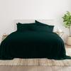6-PC Giza Sheet Set - 1000-Thread-Count 100% Giza Egyptian Cotton - 1 Fitted, 1 Flat, 4 Pillowcases Soft Long Staple Cotton 1000TC, Fit Upto 15" Deep Pockets - Short King, Teal Blue view 2