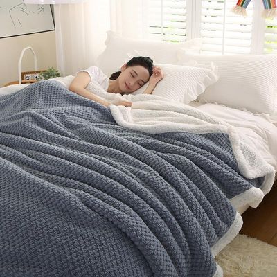 SLDAGe Fluffy Comfy Blankets, Fleece King Size Throw Blanket for Bed, Lightweight Cozy Fall Throw Blankets, Super Soft and Warm Winter Blankets and Throws for Sofa/Couch,Gray,47" x 79"