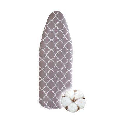 Ironing Board Cover 100% Cotton, Ironing Board Covers Universal Fit Cuts Ironing Time In Half, Iron Cover Standard Full Size 12x35", 13x39", 16x43", Drawstring Tightening ( Color : B , Size : 12x35"(3