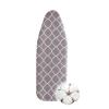 Ironing Board Cover 100% Cotton, Ironing Board Covers Universal Fit Cuts Ironing Time In Half, Iron Cover Standard Full Size 12x35", 13x39", 16x43", Drawstring Tightening ( Color : B , Size : 12x35"(3 view 1