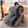 ZTGL Elegant Comfort Heavy Winter Quilt, Super Soft Warm Double Sided Velvet Thicken Blanket, Reversible Down Alternative Micro-Suede Bed Comforter Core for Cold Weather,B,200x230cm(3kg) view 2