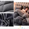 ZTGL Elegant Comfort Heavy Winter Quilt, Super Soft Warm Double Sided Velvet Thicken Blanket, Reversible Down Alternative Micro-Suede Bed Comforter Core for Cold Weather,B,200x230cm(3kg) view 3