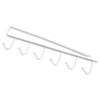 Hanging Hook,Mug Hooks Under Shelf Mug Holder Cups Storage Rack Drilling Gratis Coffee Cups Holder Kitchen Utensil Holder Key Hooks Ties Belts Scarf Hanging Hooks Rack Fit for Cabinet (white) view 1