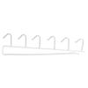 Hanging Hook,Mug Hooks Under Shelf Mug Holder Cups Storage Rack Drilling Gratis Coffee Cups Holder Kitchen Utensil Holder Key Hooks Ties Belts Scarf Hanging Hooks Rack Fit for Cabinet (white) view 3