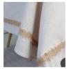 FOUNCY Plain Fabric Rectangular Lace Tablecloth Living Room Coffee Table Cloth Outdoor Picnic Cloth,100 * 140cm view 3