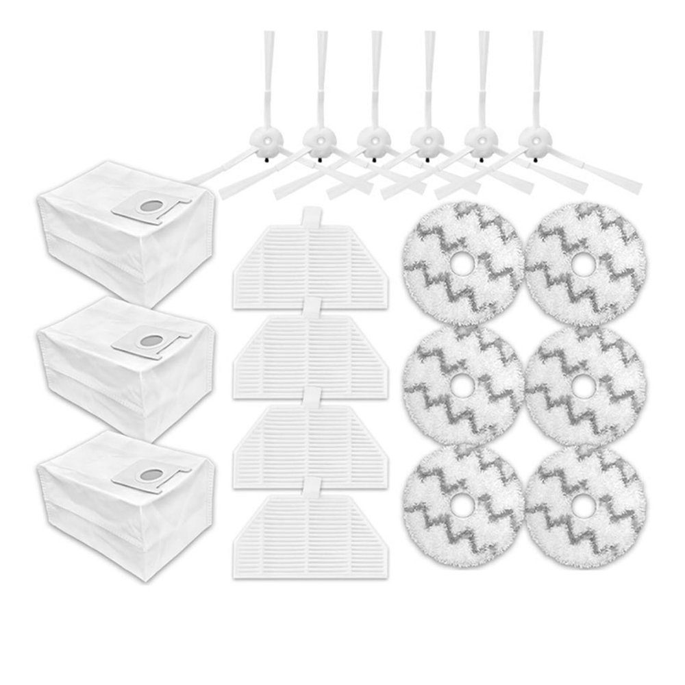 ORCOW Replacement Accessories Kits Compatible with Xiaomi Roidmi EVA Self Cleaning Robot Vacuum Cleaner SDJ06RM Vacuum Cleaner