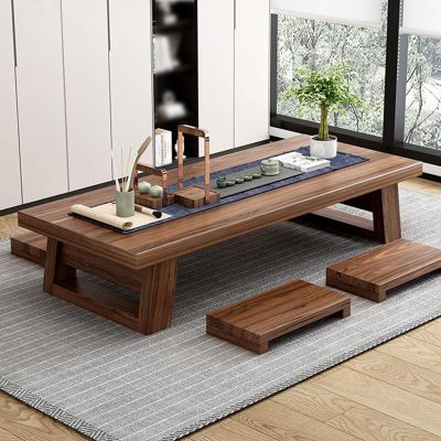 Vintage Tea Table for Sitting On The Floor - Accent Furniture, Low Table (Size: 140cm/55.1in)