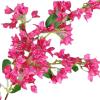 3pcs 120cm/47.2in Silk Flowers Arrangement Faux Bougainvillea Stems Artificial Bougainvillea Silk Flowers Branches Full Floral Branches Long Stem for Home, Garden, Office Decor Wedding Centerpieces view 3