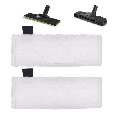 SdypEt Change Mop Head Cloth Rag Microfiber Mop Cover Steam Cleaner Accessories Spare Parts. Compatible with Karcher SC2 SC3 SC4 SC5 (Color : 2PCS Long Cloth)