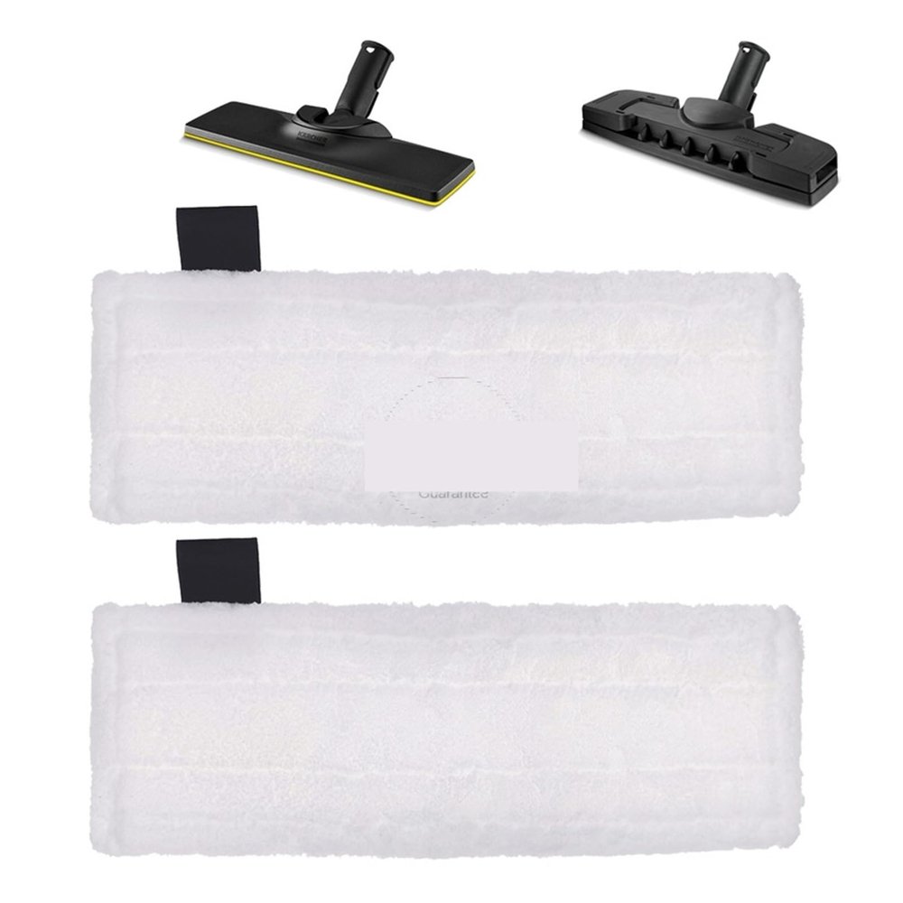 SdypEt Change Mop Head Cloth Rag Microfiber Mop Cover Steam Cleaner Accessories Spare Parts. Compatible with Karcher SC2 SC3 SC4 SC5 (Color : 2PCS Long Cloth)