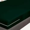 RMS BEDDING Zipper Fitted Sheet Made of 100% Egyptian Cotton Fabric Super Soft- Queen Size Upto 15 Inch Deep Pocket- Teal Green Color view 2