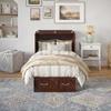 AFI, Nantucket Twin Murphy Bed Chest with Mattress, Storage Drawer, and Built-in USB Charger, Walnut view 4