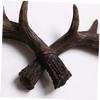 CAXUSD American Country Retro Antlers Wall Hanging Coat and Hat Hook Resin view 4
