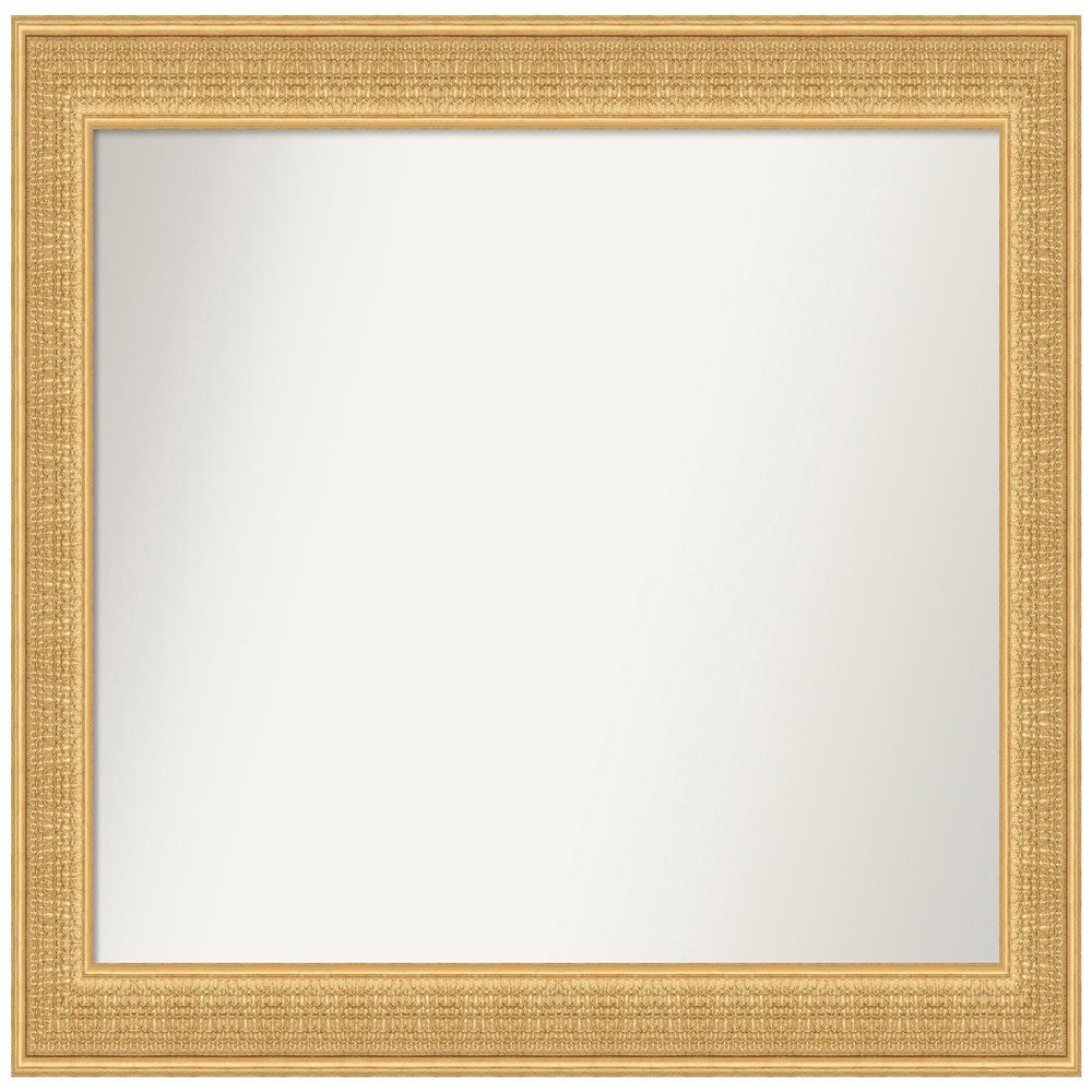 Amanti Art Gold Bathroom Mirror for Over Sink, 30x42 Trellis Gold Rectangle Vanity Mirror, Large Traditional Wood Frame, Hangs Horizonally and Vertically, Bathroom Wall Decor, Non-Beveled Edge