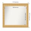 Amanti Art Gold Bathroom Mirror for Over Sink, 30x42 Trellis Gold Rectangle Vanity Mirror, Large Traditional Wood Frame, Hangs Horizonally and Vertically, Bathroom Wall Decor, Non-Beveled Edge view 4