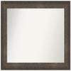 Amanti Art Bronze Bathroom Mirror for Over Sink, 28x34 Dappled Light Bronze Rectangle Vanity Mirror, Large Modern Wood Frame, Hangs Horizonally and Vertically, Bathroom Wall Decor, Non-Beveled Edge view 1