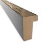 Amanti Art Bronze Bathroom Mirror for Over Sink, 23x29 Imprint Light Bronze Rectangle Vanity Mirror, Large Modern Wood Frame, Hangs Horizonally and Vertically, Bathroom Wall Decor, Non-Beveled Edge view 2