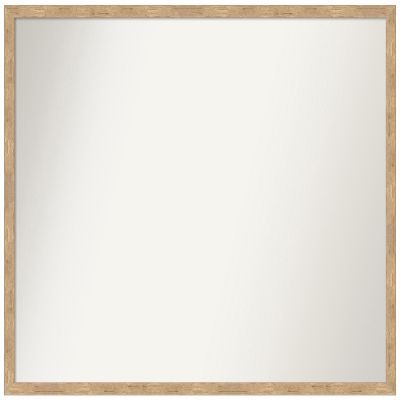 Amanti Art Bronze Wall Mirror 23x29 Imprint Light Bronze Rectangle Bathroom Mirror for Wall Decor Living Room, Large Modern Wood Frame, Hangs Horizonally and Vertically, Bathroom Decor, Non-Beveled