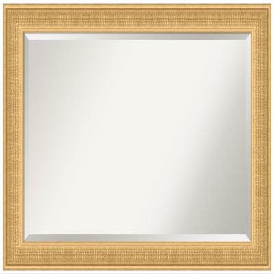 Amanti Art Gold Bathroom Mirror for Over Sink, 30x42 Trellis Gold Rectangle Vanity Mirror, Large Traditional Wood Frame, Hangs Horizonally and Vertically, Bathroom Wall Decor, Beveled Edge