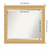 Amanti Art Gold Bathroom Mirror for Over Sink, 30x42 Trellis Gold Rectangle Vanity Mirror, Large Traditional Wood Frame, Hangs Horizonally and Vertically, Bathroom Wall Decor, Beveled Edge view 4