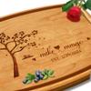 Handmade in USA - Wood Personalized Cutting Board - Unique Wedding Gift Idea for Couples, Anniversary, Christmas, Bridal Shower, Housewarming - Many Sizes & Styles - Custom Charcuterie & Cheese Board view 1