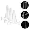 DECHOUS 12pcs Decorative Easel Stand Acrylic Display Holder Collection Plate Rack Photo Bracket for Office Home view 3