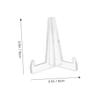 DECHOUS 12pcs Decorative Easel Stand Acrylic Display Holder Collection Plate Rack Photo Bracket for Office Home view 4