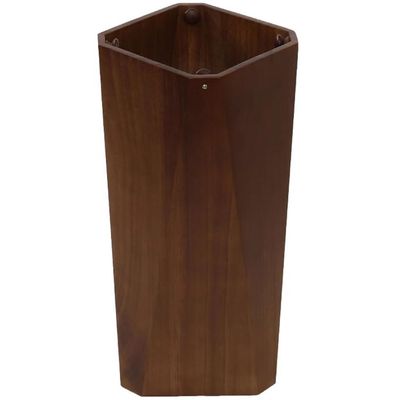 Umbrella Stand Rack Geometric Shape Umbrella Rack, Chinese Style Simple Umbrella Bucket, Household Solid Wood Umbrella Holder, Office Umbrella Storage Rack, 2 Sizes (Color : A, Size : 27 * 50cm)
