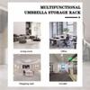 Umbrella Stand Rack Geometric Shape Umbrella Rack, Chinese Style Simple Umbrella Bucket, Household Solid Wood Umbrella Holder, Office Umbrella Storage Rack, 2 Sizes (Color : A, Size : 27 * 50cm) view 4
