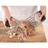 gia'sKITCHEN 25330 Stainless Steel Meat Claws with Rubber Grip Handles view 2