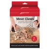 gia'sKITCHEN 25330 Stainless Steel Meat Claws with Rubber Grip Handles view 3