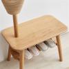 GRFIT Entryway Shoe Rack Coat Rack Shoe Bench, 3 in 1 Multifunctional Hall Tree Bench with Storage, Wooden Coat Tree for Entryway Living Room Bedroom Shoe Organizer (Color : 1) view 3