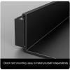 EMYJAY Floating Display Shelf, Floating Shelves Wall Mounted Floating Display Shelf The LEDs On The Upper and Lower Sides Emit Light The Light is Soft (Color : Black, Size : 80x20x6cm) view 2