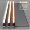 EMYJAY Floating Display Shelf, Floating Shelves Wall Mounted Floating Display Shelf The LEDs On The Upper and Lower Sides Emit Light The Light is Soft (Color : Black, Size : 80x20x6cm) view 4