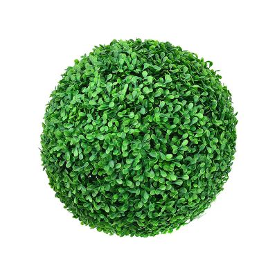 HUHJYUGE Artificial Plant Topiary Ball 13in, Lifelike Faux Boxwood Balls, Hanging Faux Plants Balls No Maintenance, Garden Spheres Decorative All Weather, for Porch, Home, Decor