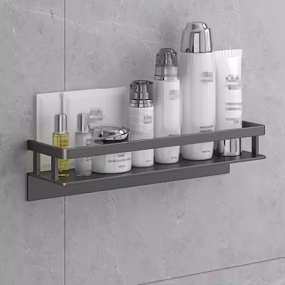 BAHELS Floating Shelves for Bathroom Organizer, Shower Caddy, Wall-Mounted Inside Shower Shelves for Bathroom & Kitchen (Size : 40cm)