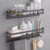 BAHELS Floating Shelves for Bathroom Organizer, Shower Caddy, Wall-Mounted Inside Shower Shelves for Bathroom & Kitchen (Size : 40cm) view 3