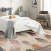 Feather Rug 4x6 ft, Feathers Area Rug, Beige Rugs for Living Room Bedroom, Feather Carpet, Kids Room Decor for Boys Girls, Washable Non Slip Soft Low Pile Indoor Area Rugs view 2