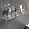 BAHELS Wall-Mounted Shower Caddy, Floating Shelves, Bathroom Shelf with Towel Bar, Wall Shelves for Bathroom (Size : Single Layer 30cm) view 1