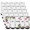AGH 25 Pack Music Speaker Straw Cup, 20 Oz Skinny Stainless Steel Double Wall Tumbler Blanks, Speaker Tumbler Cup with Detachable LED Light, Suitable for DIY Gifts (Black) view 1