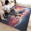 Horse Rug 4x6 ft, Galaxy Area Rug, Fantasy Rugs for Living Room Bedroom, Galloping Horse Carpet, Kids Room Decor for Boys Girls, Washable Non Slip Soft Low Pile Indoor Area Rugs view 4