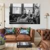 AAHARYA Joseph Pilates Body Shaping Exercise Poster Black & White Photo Photography Canvas Print (2) Canvas Painting Wall Art Poster for Bedroom Living Room Decor 12x18inch(30x45cm) Unframe-style view 3