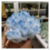 AAKOMA 1 pc Natural Quartz Crystal Cluster Stone Blue Ghost Quartz Cluster for fengshui view 2