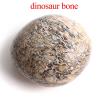 AAKOMA 1PC Natural Crystal Tumbled Stone Polished Palm Stone Pocket Stone Reiki Gift (Color : Dinosaur Bone Palm, Size : 70-100g) view 2