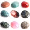 AAKOMA 1PC Natural Crystal Tumbled Stone Polished Palm Stone Pocket Stone Reiki Gift (Color : Dinosaur Bone Palm, Size : 70-100g) view 3