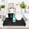 Alipis Dish Drying Rack Organizer for Kitchen Countertop Multifunctional Bowl Cutlery Holder Design Space-Saving Kitchen Sink Drainer view 4